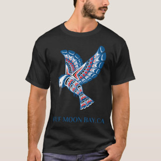 Native American Half Moon Bay Kingfisher Bird T-Shirt
