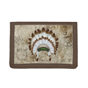Native American Headdress Wallet