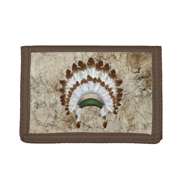 Native American Headdress Wallet (Front)