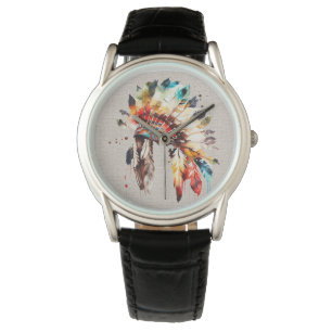 Native American Headdress Watch