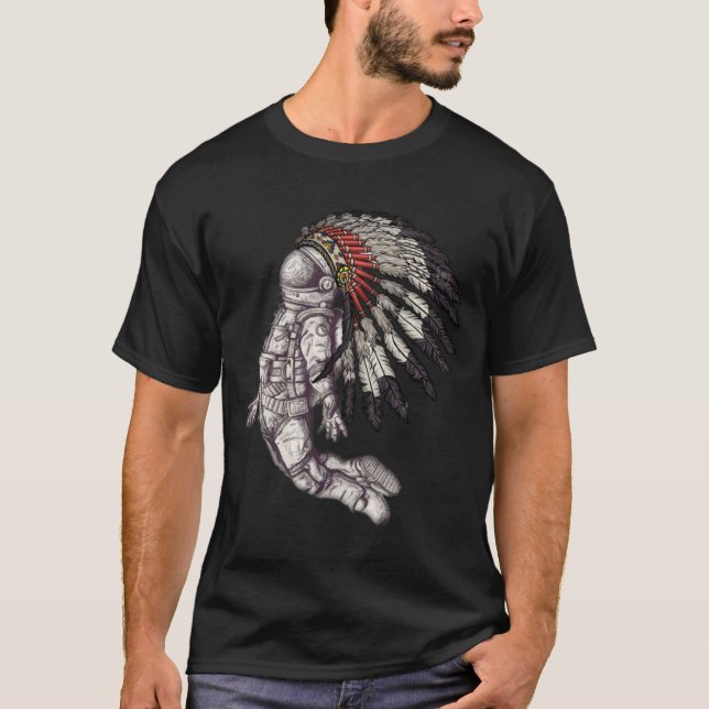Native American Heritage Astronaut  T-Shirt (Front)