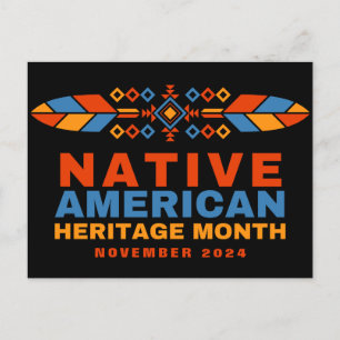 Native American Heritage Month 2025 Postcard