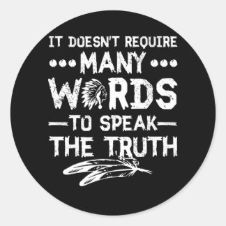 Native American Heritage Month Classic Round Sticker