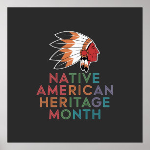 Native American Heritage Month Honoring Culture Poster
