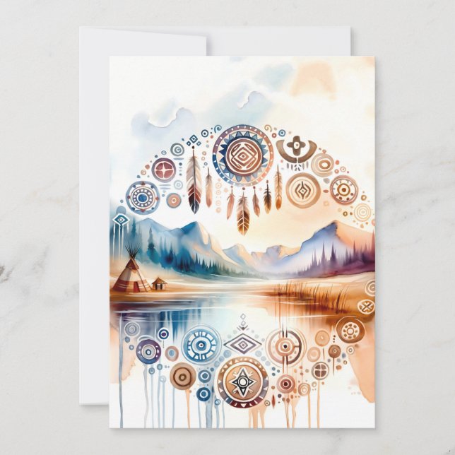 Native American Heritage Month Invitation (Front)