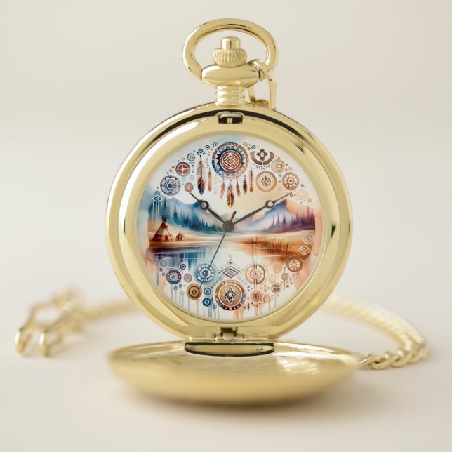 Native American Heritage Month Pocket Watch (Inside)