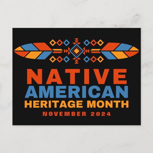 Native American Heritage Month Postcard (Front)