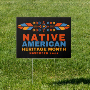 Native American Heritage Month Sign