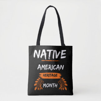 Native American heritage month tote bag
