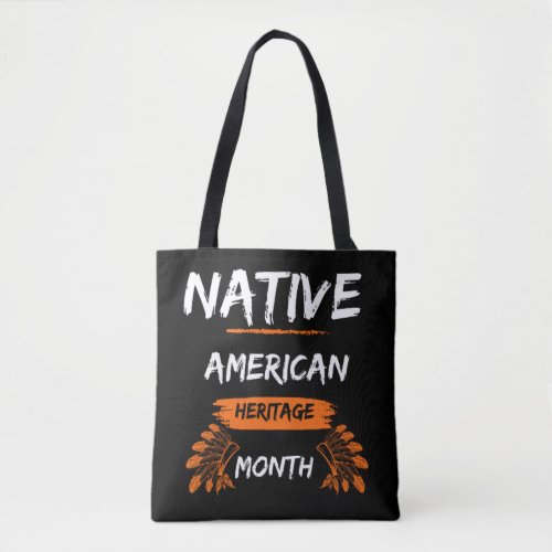 Native American heritage month tote bag