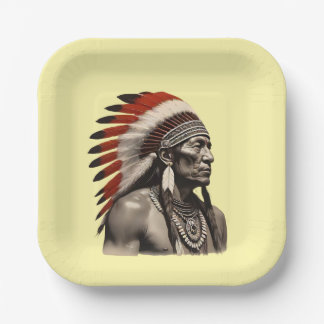 Native American Heritage Paper Plates