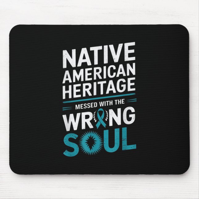 Native American Heritage Suicide Prevention Awaren Mouse Pad (Front)