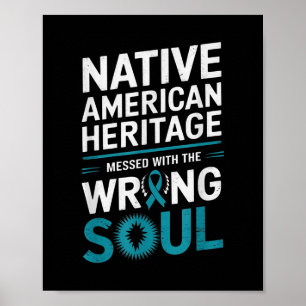 Native American Heritage Suicide Prevention Awaren Poster