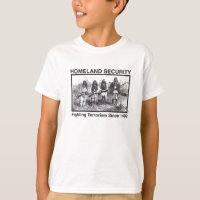 Native American Homeland Security T-shirts