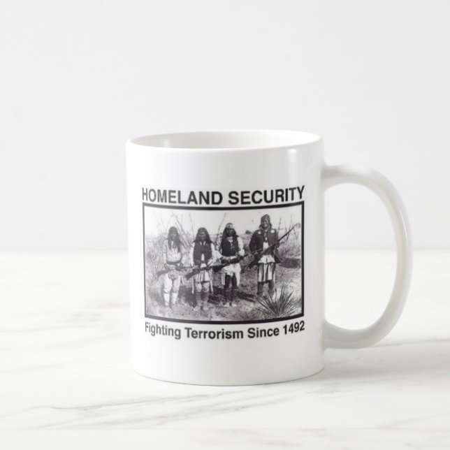 Native American Homeland Security T-shirts Coffee Mug (Right)