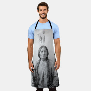 Native American Icon: Lakota Leader Sitting Bull   Apron