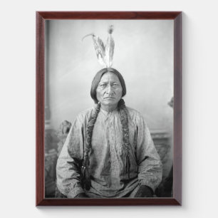 Native American Icon: Lakota Leader Sitting Bull   Award Plaque