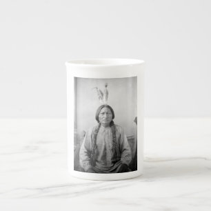 Native American Icon: Lakota Leader Sitting Bull   Bone China Mug
