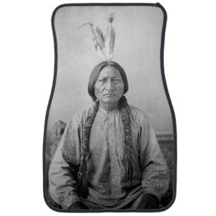 Native American Icon: Lakota Leader Sitting Bull   Car Floor Mat