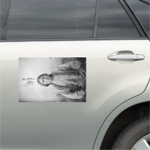 Native American Icon: Lakota Leader Sitting Bull   Car Magnet