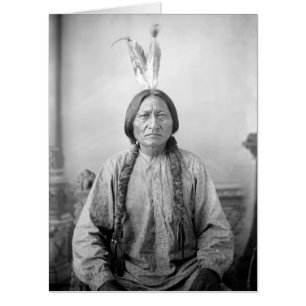 Native American Icon: Lakota Leader Sitting Bull   Card