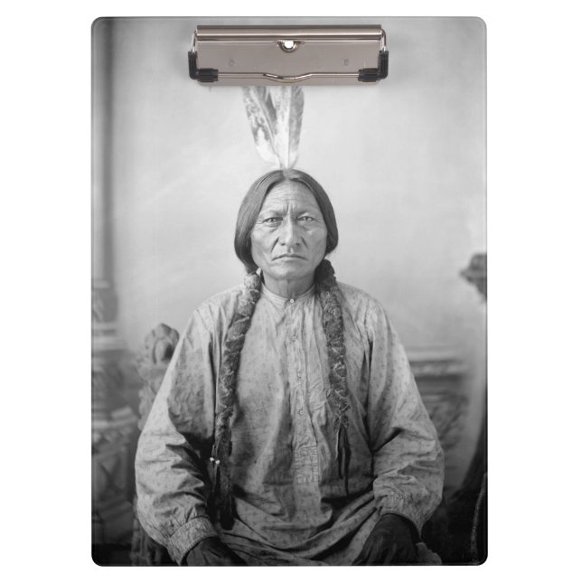 Native American Icon: Lakota Leader Sitting Bull   Clipboard (Front)