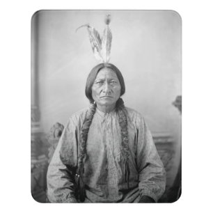 Native American Icon: Lakota Leader Sitting Bull   Door Sign
