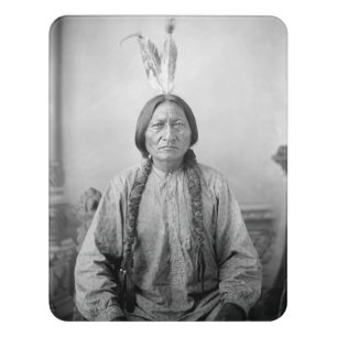 Native American Icon: Lakota Leader Sitting Bull   Door Sign