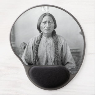 Native American Icon: Lakota Leader Sitting Bull   Gel Mouse Pad