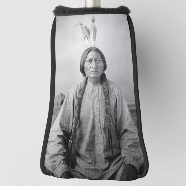 Native American Icon: Lakota Leader Sitting Bull   Golf Head Cover (Rotate 90)