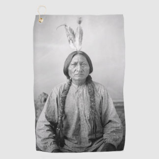 Native American Icon: Lakota Leader Sitting Bull   Golf Towel