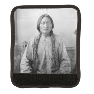 Native American Icon: Lakota Leader Sitting Bull   Luggage Handle Wrap