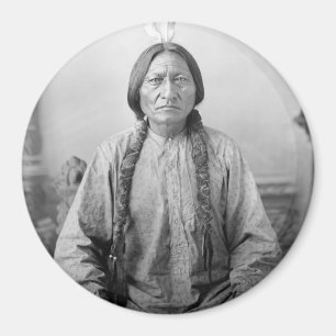 Native American Icon: Lakota Leader Sitting Bull   Magnet