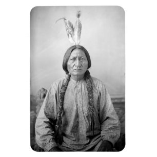 Native American Icon: Lakota Leader Sitting Bull   Magnet