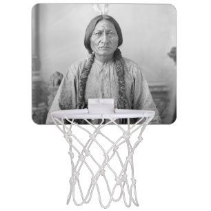 Native American Icon: Lakota Leader Sitting Bull   Mini Basketball Hoop