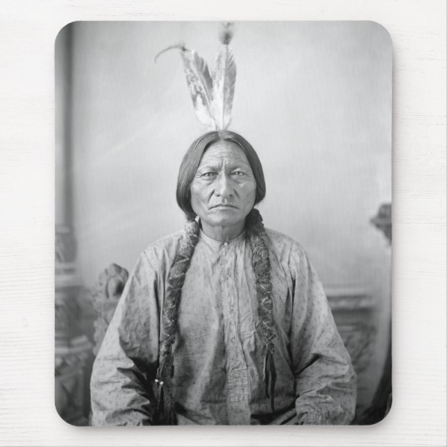 Native American Icon: Lakota Leader Sitting Bull   Mouse Pad (Front)