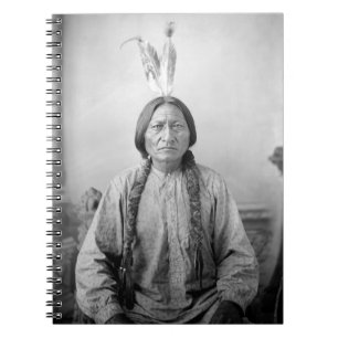 Native American Icon: Lakota Leader Sitting Bull   Notebook