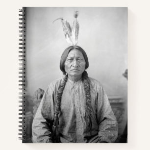 Native American Icon: Lakota Leader Sitting Bull   Notebook