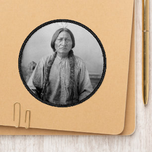 Native American Icon: Lakota Leader Sitting Bull   Patch