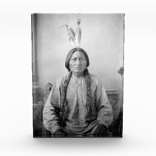 Native American Icon: Lakota Leader Sitting Bull   Photo Block