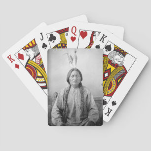 Native American Icon: Lakota Leader Sitting Bull   Poker Cards
