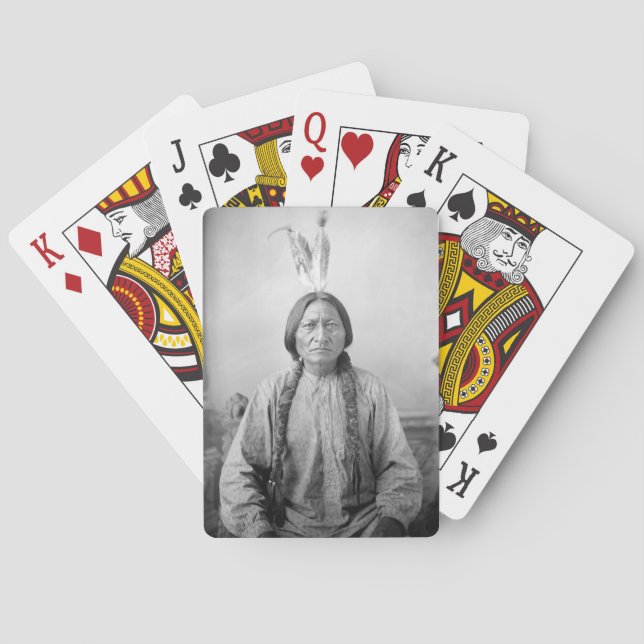 Native American Icon: Lakota Leader Sitting Bull   Poker Cards (Back)