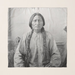 Native American Icon: Lakota Leader Sitting Bull   Scarf