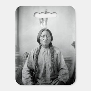 Native American Icon: Lakota Leader Sitting Bull   Seat Cushion