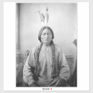 Native American Icon: Lakota Leader Sitting Bull   Sticker