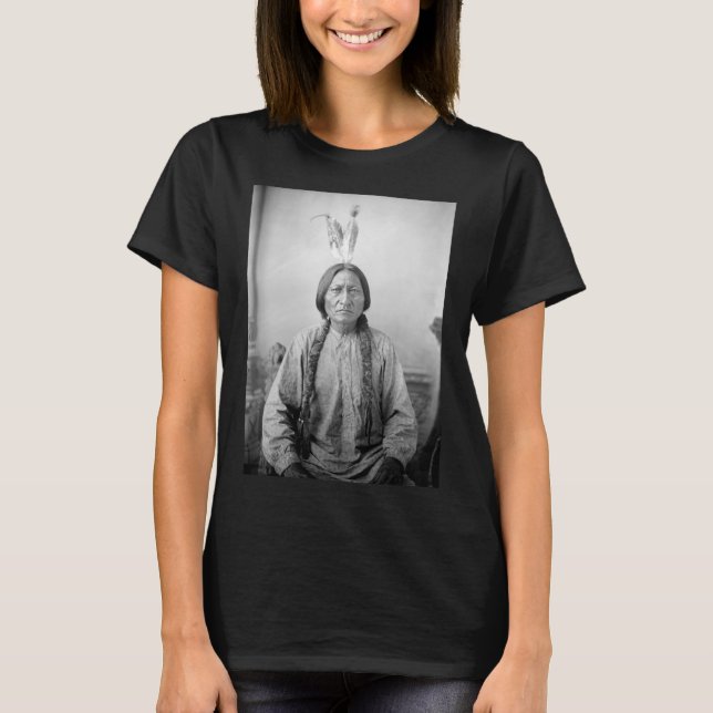 Native American Icon: Lakota Leader Sitting Bull   T-Shirt (Front)