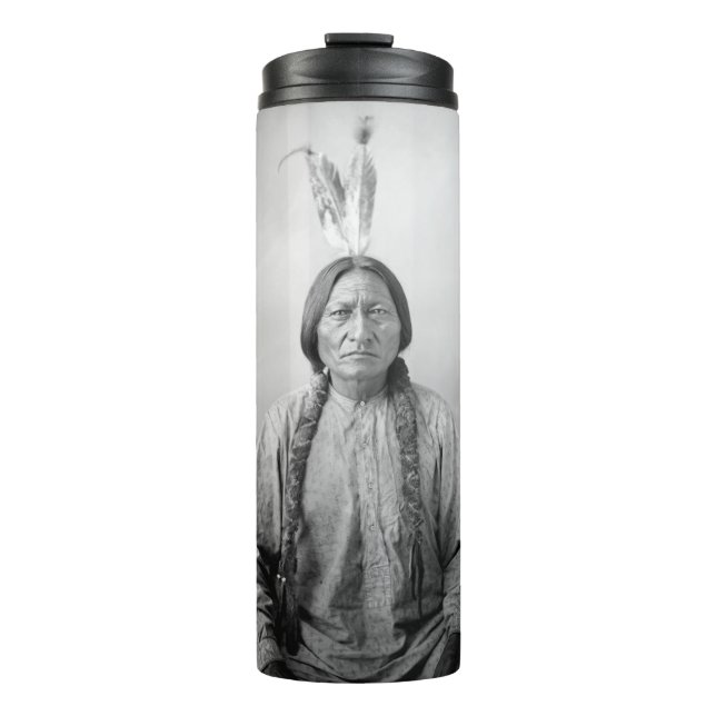 Native American Icon: Lakota Leader Sitting Bull   Thermal Tumbler (Front)