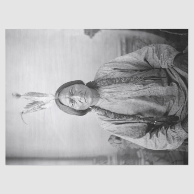 Native American Icon: Lakota Leader Sitting Bull   Tissue Paper (Front)