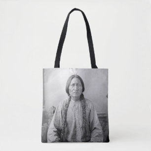 Native American Icon: Lakota Leader Sitting Bull   Tote Bag