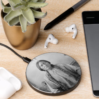 Native American Icon: Lakota Leader Sitting Bull   Wireless Charger
